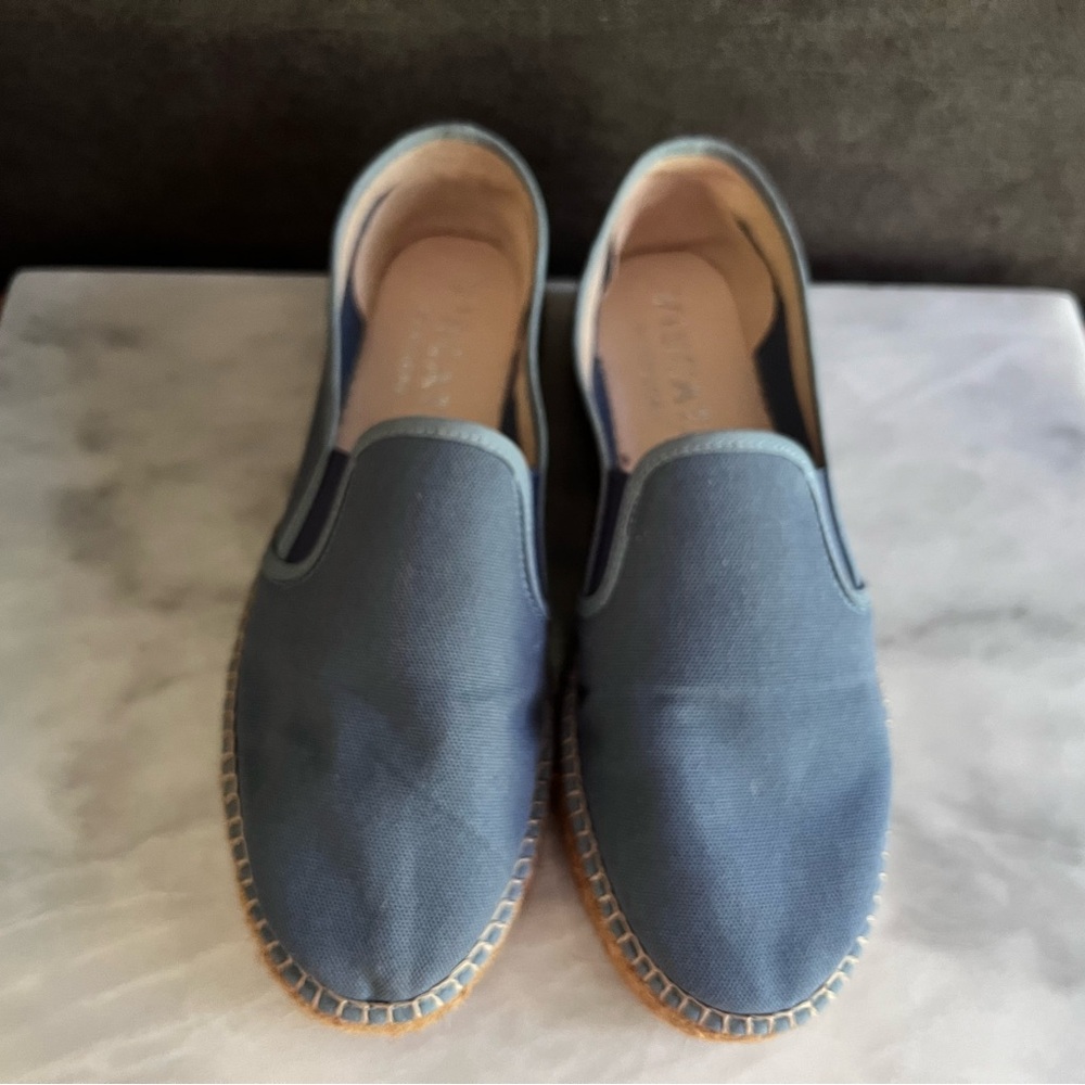 Like New Viscata Shoes Womens 39 Espadrille Blue - Picture 5 of 11